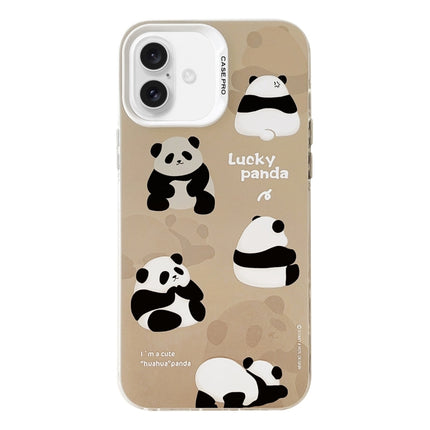 Electroplated Silver Series PC Protective Phone Case, For iPhone 16 Plus
