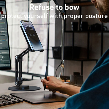 R-JUST HZ40 Mechanical Lift Tablet Desktop Stand