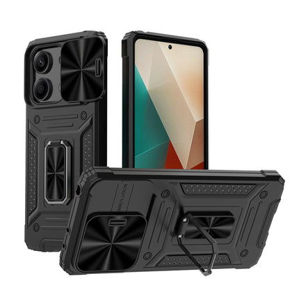 Camshield Robot TPU Hybrid PC Phone Case, For Xiaomi Redmi K70E 5G, For Xiaomi Redmi Note 13 5G, For Xiaomi Redmi Note 13 Pro 5G, For Xiaomi Redmi K60 Ultra