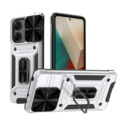 Camshield Robot TPU Hybrid PC Phone Case, For Xiaomi Redmi K70E 5G, For Xiaomi Redmi Note 13 5G, For Xiaomi Redmi Note 13 Pro 5G, For Xiaomi Redmi K60 Ultra