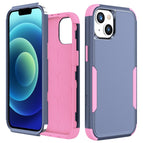 For iPhone 15 Plus / Royal Blue+Pink