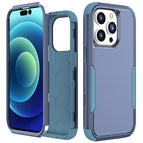 For iPhone 15 Pro Max / Royal Blue+Grey Green