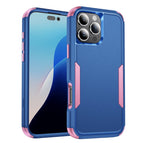 For iPhone 16 Pro Max / Royal Blue+Pink