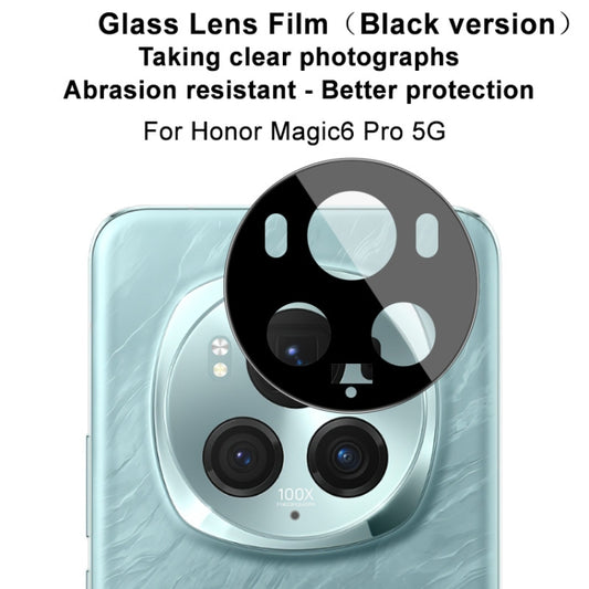 IMAK Rear Camera Lens Glass Film Black Version, For Honor Magic6 Pro 5G, For Honor Magic6 5G, For Honor Magic V2 5G