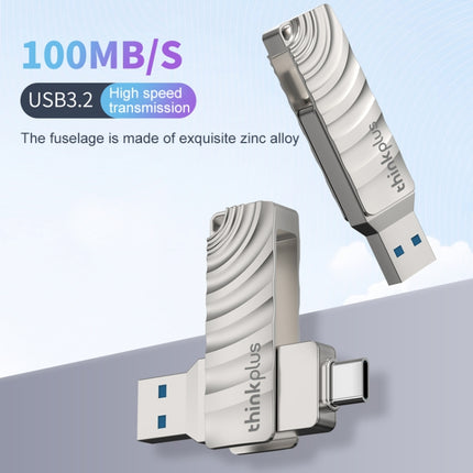 Lenovo Thinkplus MU232 USB 3.2 + USB-C / Type-C Dual Head Flash Drive, 64GB, 128GB, 256GB
