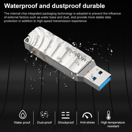 Lenovo Thinkplus MU232 USB 3.2 + USB-C / Type-C Dual Head Flash Drive, 64GB, 128GB, 256GB
