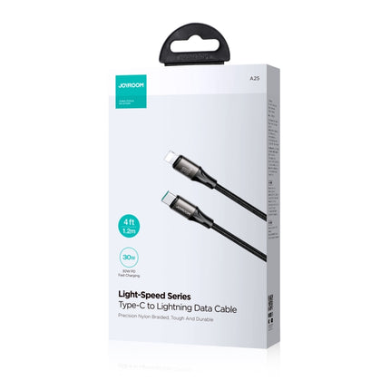 JOYROOM SA25-CL3 30W USB-C/Type-C to 8 Pin Fast Charge Data Cable, 1.2m, 2m, 3m