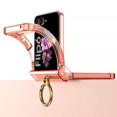 GKK MagSafe Airbag Hinge Shockproof Phone Case with Ring Holder, For Samsung Galaxy Z Flip6 / Flip7 FE, For Samsung Galaxy Z Flip5