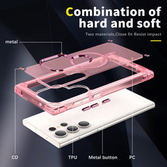 Skin Feel TPU + PC MagSafe Magnetic Phone Case, For Samsung Galaxy S23 Ultra 5G, For Samsung Galaxy S23+ 5G, For Samsung Galaxy S23 5G, For Samsung Galaxy S22 Ultra 5G, For Samsung Galaxy S22+ 5G, For Samsung Galaxy S22 5G