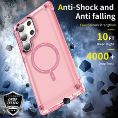 Skin Feel TPU + PC MagSafe Magnetic Phone Case, For Samsung Galaxy S23 Ultra 5G, For Samsung Galaxy S23+ 5G, For Samsung Galaxy S23 5G, For Samsung Galaxy S22 Ultra 5G, For Samsung Galaxy S22+ 5G, For Samsung Galaxy S22 5G