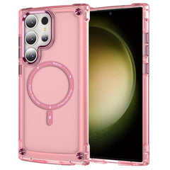 Skin Feel TPU + PC MagSafe Magnetic Phone Case, For Samsung Galaxy S25 5G, For Samsung Galaxy S25+ 5G, For Samsung Galaxy S25 Ultra 5G, For Samsung Galaxy S24 Ultra 5G, For Samsung Galaxy S24+ 5G, For Samsung Galaxy S24 5G, For Samsung Galaxy S23 Ultra 5G