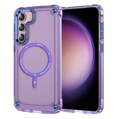 Skin Feel TPU + PC MagSafe Magnetic Phone Case, For Samsung Galaxy S25 5G, For Samsung Galaxy S25+ 5G, For Samsung Galaxy S25 Ultra 5G, For Samsung Galaxy S24 Ultra 5G, For Samsung Galaxy S24+ 5G, For Samsung Galaxy S24 5G, For Samsung Galaxy S23 Ultra 5G