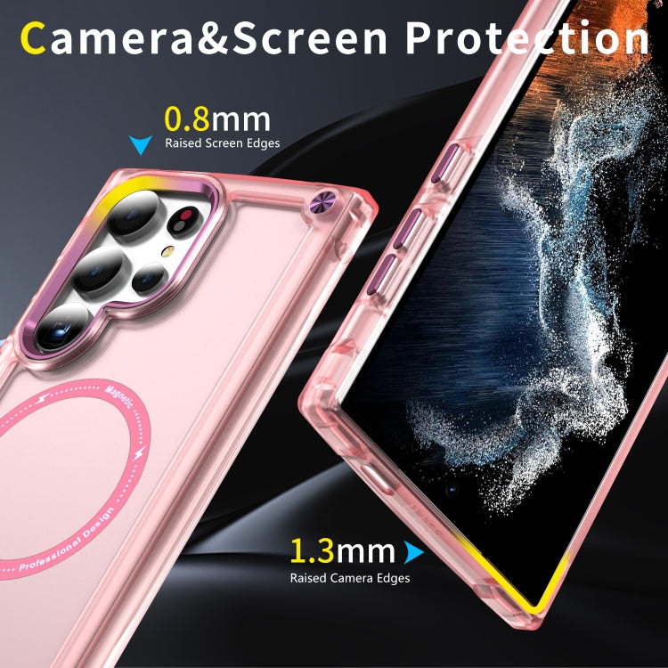 Skin Feel TPU + PC MagSafe Magnetic Phone Case, For Samsung Galaxy S24 Ultra 5G, For Samsung Galaxy S24 5G, For Samsung Galaxy S23 Ultra 5G, For Samsung Galaxy S22 Ultra 5G, For Samsung Galaxy S22+ 5G