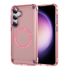 Skin Feel TPU + PC MagSafe Magnetic Phone Case, For Samsung Galaxy S25 5G, For Samsung Galaxy S25+ 5G, For Samsung Galaxy S25 Ultra 5G, For Samsung Galaxy S24 Ultra 5G, For Samsung Galaxy S24+ 5G, For Samsung Galaxy S24 5G