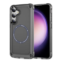 Skin Feel TPU + PC MagSafe Magnetic Phone Case, For Samsung Galaxy S25 5G, For Samsung Galaxy S25+ 5G, For Samsung Galaxy S25 Ultra 5G, For Samsung Galaxy S24 Ultra 5G, For Samsung Galaxy S24+ 5G, For Samsung Galaxy S24 5G