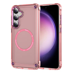 Skin Feel TPU + PC MagSafe Magnetic Phone Case, For Samsung Galaxy S25 5G, For Samsung Galaxy S25+ 5G, For Samsung Galaxy S25 Ultra 5G, For Samsung Galaxy S24 Ultra 5G, For Samsung Galaxy S24+ 5G, For Samsung Galaxy S24 5G, For Samsung Galaxy S23 Ultra 5G