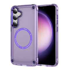 Skin Feel TPU + PC MagSafe Magnetic Phone Case, For Samsung Galaxy S25 5G, For Samsung Galaxy S25+ 5G, For Samsung Galaxy S25 Ultra 5G, For Samsung Galaxy S24 Ultra 5G, For Samsung Galaxy S24+ 5G, For Samsung Galaxy S24 5G, For Samsung Galaxy S23 Ultra 5G