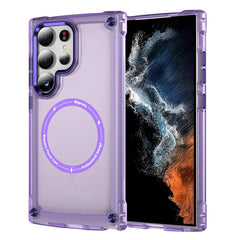 Skin Feel TPU + PC MagSafe Magnetic Phone Case, For Samsung Galaxy S25 5G, For Samsung Galaxy S25+ 5G, For Samsung Galaxy S25 Ultra 5G, For Samsung Galaxy S24 Ultra 5G, For Samsung Galaxy S24+ 5G, For Samsung Galaxy S24 5G