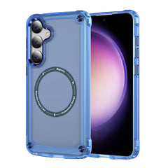 Skin Feel TPU + PC MagSafe Magnetic Phone Case, For Samsung Galaxy S25 5G, For Samsung Galaxy S25+ 5G, For Samsung Galaxy S25 Ultra 5G, For Samsung Galaxy S24 Ultra 5G, For Samsung Galaxy S24+ 5G, For Samsung Galaxy S24 5G