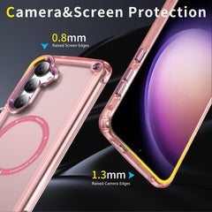 Skin Feel TPU + PC MagSafe Magnetic Phone Case, For Samsung Galaxy S25 5G, For Samsung Galaxy S25+ 5G, For Samsung Galaxy S25 Ultra 5G, For Samsung Galaxy S24 Ultra 5G, For Samsung Galaxy S24+ 5G, For Samsung Galaxy S24 5G, For Samsung Galaxy S23 Ultra 5G