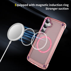 Skin Feel TPU + PC MagSafe Magnetic Phone Case, For Samsung Galaxy S25 5G, For Samsung Galaxy S25+ 5G, For Samsung Galaxy S25 Ultra 5G, For Samsung Galaxy S24 Ultra 5G, For Samsung Galaxy S24+ 5G, For Samsung Galaxy S24 5G, For Samsung Galaxy S23 Ultra 5G