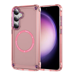 Skin Feel TPU + PC MagSafe Magnetic Phone Case, For Samsung Galaxy S25 5G, For Samsung Galaxy S25+ 5G, For Samsung Galaxy S25 Ultra 5G, For Samsung Galaxy S24 Ultra 5G, For Samsung Galaxy S24+ 5G, For Samsung Galaxy S24 5G