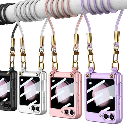 GKK Cross-body Ultra-thin PC Phone Case with Strap, For Samsung Galaxy Z Flip5