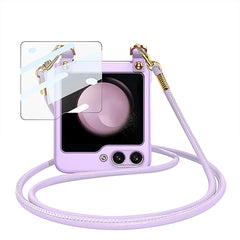 GKK Cross-body Ultra-thin PC Phone Case with Strap, For Samsung Galaxy Z Flip5