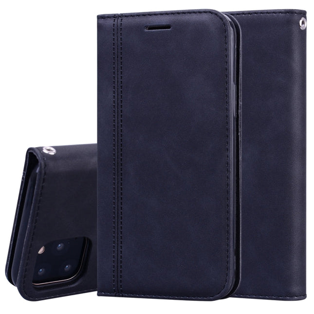 Frosted Business Magnetic Horizontal Flip PU Leather Case with Holder & Card Slot & Lanyard, For iPhone 11 Pro Max, For iPhone XS / X, For iPhone XR, For iPhone XS Max