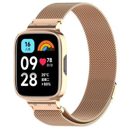 2 in 1 Milan Metal Watch Band with Watch Frame, For Redmi Watch 3 Lite / Watch 3 Active