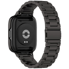 2 in 1 Three-bead Metal Watch Band with Watch Frame, For Redmi Watch 3 Lite / Watch 3 Active