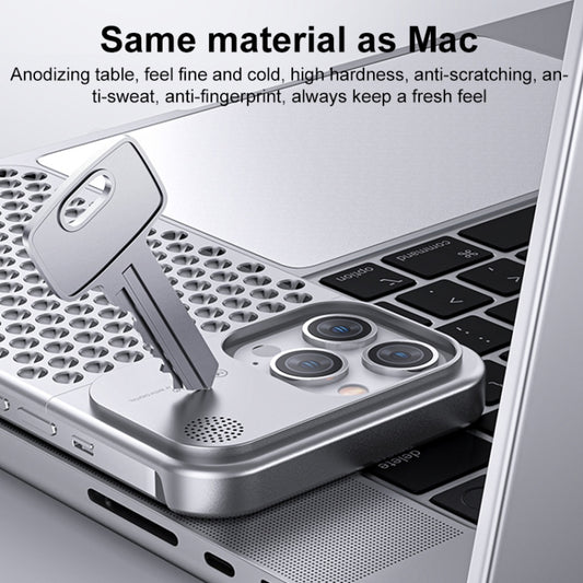 Aromatherapy Aluminum Alloy Cooling Phone Case, For iPhone 14 Plus, For iPhone 15 Pro Max, For iPhone 14, For iPhone 15 Pro, For iPhone 15, For iPhone 14 Pro, For iPhone 14 Pro Max, For iPhone 13 Pro Max, For iPhone 13 Pro, For iPhone 13