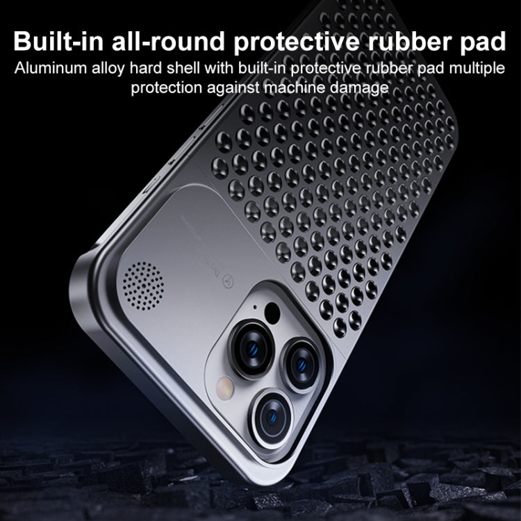 Aromatherapy Aluminum Alloy Cooling Phone Case, For iPhone 15 Pro Max, For iPhone 14 Plus, For iPhone 15 Pro, For iPhone 14, For iPhone 14 Pro, For iPhone 15, For iPhone 14 Pro Max, For iPhone 13 Pro Max, For iPhone 13 Pro, For iPhone 13