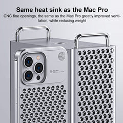 Aromatherapy Aluminum Alloy Cooling Phone Case, For iPhone 14 Plus, For iPhone 15 Pro Max, For iPhone 14, For iPhone 15 Pro, For iPhone 15, For iPhone 14 Pro, For iPhone 14 Pro Max, For iPhone 13 Pro Max, For iPhone 13 Pro, For iPhone 13