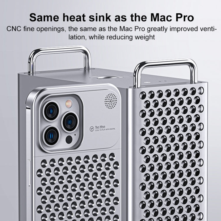 Aromatherapy Aluminum Alloy Cooling Phone Case, For iPhone 15 Pro Max, For iPhone 14 Plus, For iPhone 15 Pro, For iPhone 14, For iPhone 14 Pro, For iPhone 15, For iPhone 14 Pro Max, For iPhone 13 Pro Max, For iPhone 13 Pro, For iPhone 13