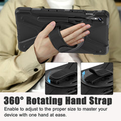 Rotary Handle Grab TPU + PC Tablet Case, For Galaxy Tab S10 FE / S9 FE / S9 / S8 / S7, For Samsung Galaxy Tab S9+ / S8+