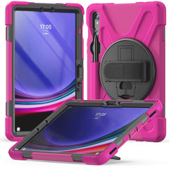 Rotary Handle Grab TPU + PC Tablet Case, For Galaxy Tab S10 FE / S9 FE / S9 / S8 / S7, For Samsung Galaxy Tab S9+ / S8+