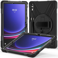Rotary Handle Grab TPU + PC Tablet Case, For Galaxy Tab S10 FE / S9 FE / S9 / S8 / S7, For Samsung Galaxy Tab S9+ / S8+