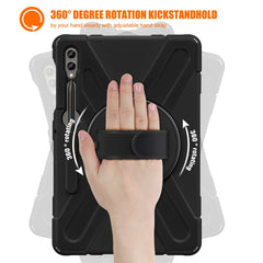 Rotary Handle Grab TPU + PC Tablet Case, For Samsung Galaxy Tab S9+ / S8+, For Samsung Galaxy Tab S9 / S8 / S7