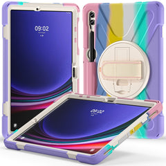 Rotary Handle Grab TPU + PC Tablet Case, For Galaxy Tab S10 FE / S9 FE / S9 / S8 / S7, For Samsung Galaxy Tab S9+ / S8+