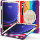 For Samsung Galaxy Tab S9+ / S8+ / Colorful Red
