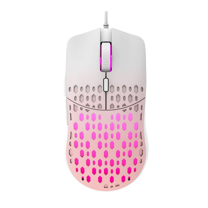 HXSJ S500 3600DPI Colorful Luminous Wired Mouse, Cable Length: 1.5m