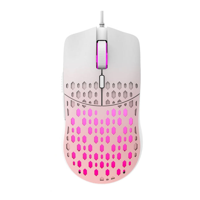 HXSJ S500 3600DPI Colorful Luminous Wired Mouse, Cable Length: 1.5m