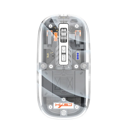 HXSJ T900 Transparent Magnet Three-mode Wireless Gaming Mouse