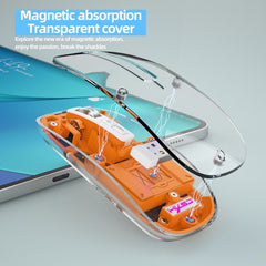 HXSJ T900 Transparent Magnet Three-mode Wireless Gaming Mouse