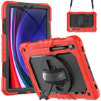 For Samsung Galaxy Tab S8 / S7 / Red+Black