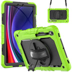 For Samsung Galaxy Tab S8 / S7 / Yellow Green+Black