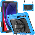 For Samsung Galaxy Tab S8 / S7 / Light Blue+Black