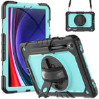 For Samsung Galaxy Tab S8 / S7 / Black+Light Blue