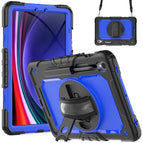 For Samsung Galaxy Tab S8 / S7 / Black+Dark Blue